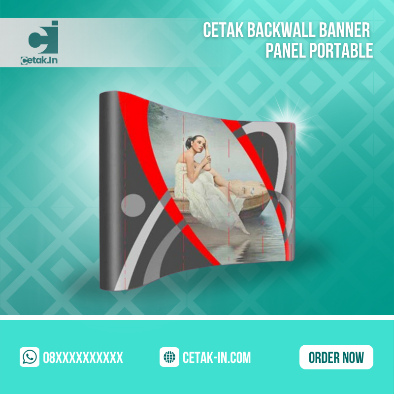 Cetak Backwall Banner Panel Portable