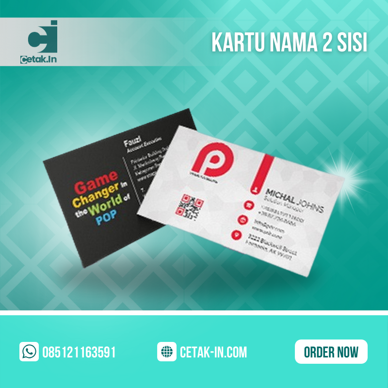 Kartu Nama 2 Sisi