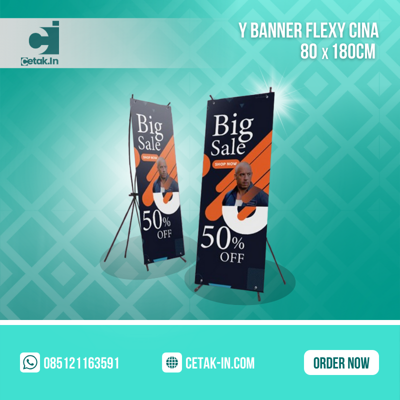 Y Banner Flexy Cina 80x180cm